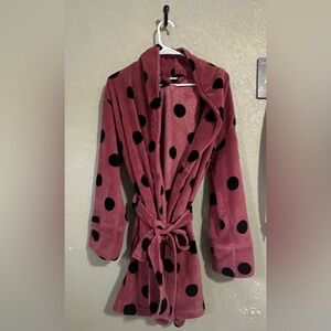 Victoria Secret Pink Polka Dot Robe